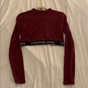 Calvin Klein Cropped Long Sleeve